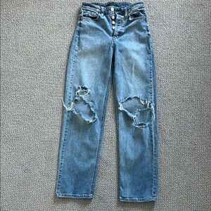 Wild Fable Women Super High Rise Straight Jeans